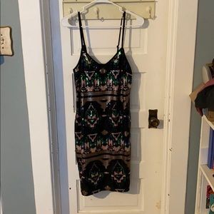 Sequined Sleeveless Dress